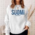 Finland Suomi Hockey Distressed Vintage RetroSweatshirt Gifts for Her