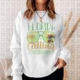 Florida Ruft Mich Und Ich Muss Gehen Florida White Sweatshirt Geschenke für Sie