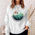 Into The Forest I Go To Lose My Mind Hot Air Balloon Aviator Sweatshirt Gifts for Her