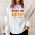 Dad Joke World's Best Farter I Mean Father Fathers Day Sweatshirt Gifts for Her