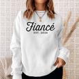 Engagement Husband Newly Engaged Fiance Est 2024 Sweatshirt Gifts for Her