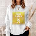 Watt Watt Lineman Electrical Engineer Dad Sweatshirt Gifts for Her