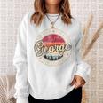 George The Man The Myth The Legend Personalized Name Sweatshirt Gifts for Her