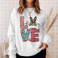 German Shepherd Valentines Day Heart Dog Lover Sweatshirt Gifts for Her