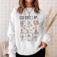 God Says I Am Easter Day Sweatshirt Gifts for Her