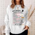 Groom Tasks Stag Jga Checklist Poltern S Sweatshirt Geschenke für Sie