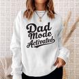 Herren Dad Life Dad Mode Aktiviertes Zitatatertag Papa Bod Raglan Sweatshirt Geschenke für Sie