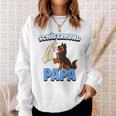 Herren Schäferhund Hund Papa Raglan Sweatshirt Geschenke für Sie