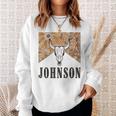Howdy Cojo Johnson Western Style Team Johnson Family Reunion Sweatshirt Gifts for Her