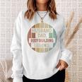 Husband Dad Bodybuilding Legend Vintage Sweatshirt Gifts for Her