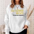 Ich Gender Nicht Halt Die Fresse Dich Hat Keiner Gefragt Sweatshirt Geschenke für Sie