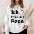 Ich Liebe Meinen Papa Trag Es Zumatertag Sweatshirt Geschenke für Sie