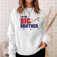 I'm The Big Brother Baseball Sweatshirt Gifts for Her