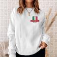 Italienische Flagge Buchstabe I Und A Italien Italia Rot Sweatshirt Geschenke für Sie