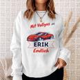 Kinder Endlich Schulkind Erik Personalised First Day Of School 2024 Sweatshirt Geschenke für Sie