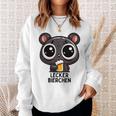 Lecker Bierchen Sad Hamster Meme Sweatshirt Geschenke für Sie