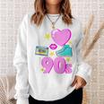 I Love The 90S Disco Retro Regalo Nacido En Los 90 Sin Mangas Camisa de entrenamiento Regalos para ella