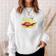 Moister Than An Oyster Cartoon Pun Sweatshirt Gifts for Her