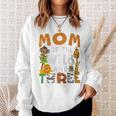 Mom Of The Wild And Three 3 Birthday Zoo Theme Safari Jungle Sweatshirt Gifts for Her