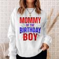 Mommy Of The Birthday Spider Web Boy Family Matching Sweatshirt Gifts for Her