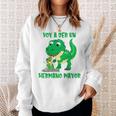 Niñosoy A Ser Un Hermano Mayor Dinosaurio Con Huevo Idea Dino Camisa de entrenamiento Regalos para ella
