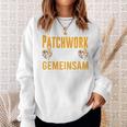 Patchwork Papa Gemeinsam Sind Wir Stark Bonus Papa Spruch Sweatshirt Geschenke für Sie