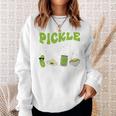 Pickle Squad Cute Pickle Cucumber Pickle Lover Sweatshirt Gifts for Her