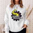 Planet Thiccness Joke Thick Thicc Fitness Workout Gym Sweatshirt Gifts for Her