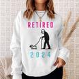 Pug Owner Retirement Sweatshirt Gifts for Her