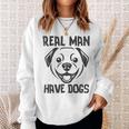 Real Have Dogs Hunde Hunde Papa Dog Geschenkidee Sweatshirt Geschenke für Sie