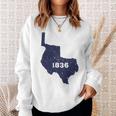 Republic Of Texas 1836 History Vintage Sweatshirt Gifts for Her