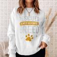 Rescued Is My Favorite Breed Animal Rescue Foster Sweatshirt Gifts for Her