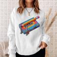 Retro 80Er 90Er Jahre Party Verkleidung Kassette Sweatshirt Geschenke für Sie