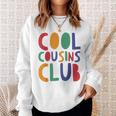 Retro Cool Cousin Club Cousin Squad Crew Matching Family Sweatshirt Gifts for Her