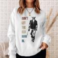 Retro Don't Let The Old Guitar Man In Appreciation Women Sweatshirt Gifts for Her