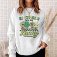 Retro My Students Are My Lucky Charms Disco Ball Teacher Sweatshirt Gifts for Her