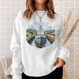 Retro Style Panama Canal Sweatshirt Gifts for Her
