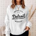 Retro Vintage Detroit Mi Souvenir Motor City Classic Detroit Sweatshirt Geschenke für Sie