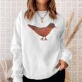 Robin Graphic Backyard Bird Lovers Sweatshirt Gifts for Her