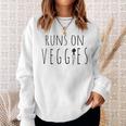 Runs Oneggies –Eganesegetarisches Sweatshirt Geschenke für Sie