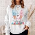 He Or She What's The Scoop Ice Cream Gender Reveal Party Sweatshirt Gifts for Her