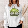 Im Simple Man I Like Doobies And Boobies Weed Smoker Vintage Sweatshirt Gifts for Her