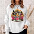 Skeleton Cinco De Mayo Mexican Dancing Couple Vintage Sweatshirt Gifts for Her