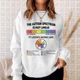 Spectrum Is Not Linear Autistic Pride Autism Awareness Month Sweatshirt Gifts for Her