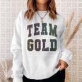 Sports Team Gold Field Day Go Spirit Summer Camp Game 2024 Sweatshirt Gifts for Her