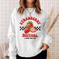 Strawberry Festival A Berry Good Time Fruit Season Women Sweatshirt Gifts for Her