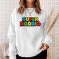 Super Daddio Video Game Father's Day Sweatshirt Gifts for Her