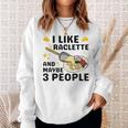 Swiss Cheese Raclette Sweatshirt Gifts for Her