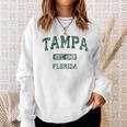 Tampa Florida Fl Vintage Athletic Sports Sweatshirt Gifts for Her