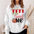 Titi The Sweet One Strawberry Birthday Family Party Sweatshirt Gifts for Her